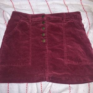 Maroon Skirt 🍁